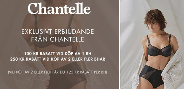 Exklusivt erbjudande från Chantelle!