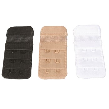 Magic 3-pack Bra Extender 2 Hooks 3,8 cm