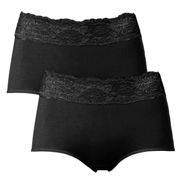 Trofe Lace Trimmed Maxi Briefs 2-pack