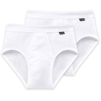 Schiesser 2-pack Essentials Fine Rib Sports Briefs