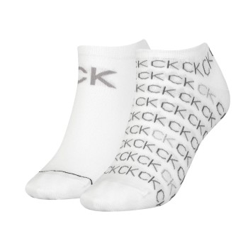 Calvin Klein 2-pack Callie Sneaker Logo Sock
