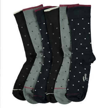 Topeco 6-pack Men Bamboo Printed Socks