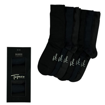 Topeco 6-pack Men Bamboo Crew Socks