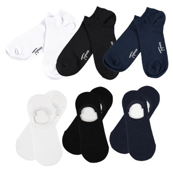 Topeco 6-pack Men Cotton Sneaker And No Show Sock