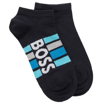 BOSS 2-pack Stripe Cotton Ankle Socks