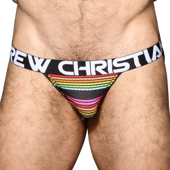 2-Pack Andrew Christian Almost Naked Chill Stripe Jock