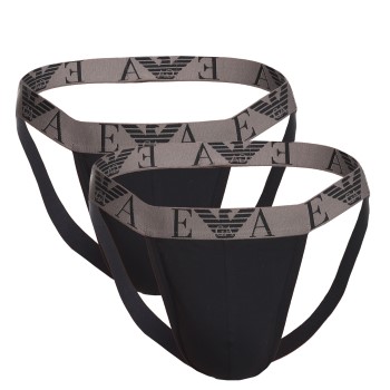 Armani Cotton Knit Jockstrap 4-pack