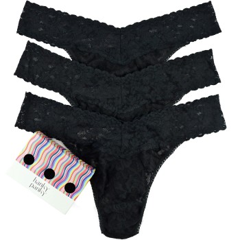 Hanky Panky 3-pack Signature Lace Original Rise Thong