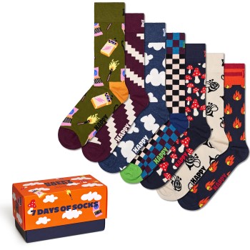 Happy socks 7-pack A Wild Week Socks Gift Set