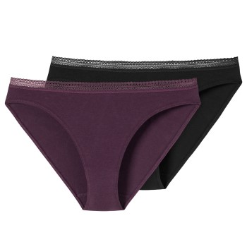 Schiesser 2-pack Cotton Lace Rio Slip