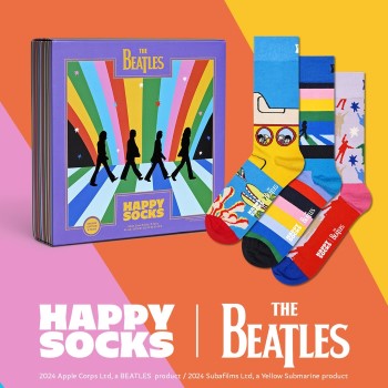Happy socks 3-pack The Beatles Encore Edition Gift Box