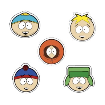 Crocs 5-pack Jibbitz South Park