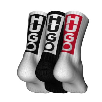 HUGO 3-pack Back Label Socks