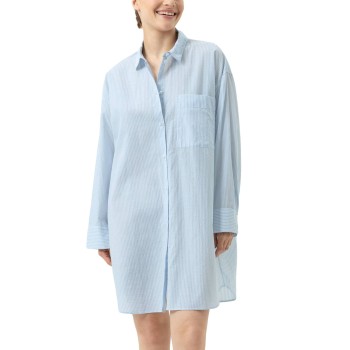 Mey Cotton Stripes Long Sleeve Nightshirt