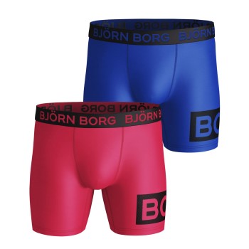 Björn Borg 2-pack Performance Borg Block Shorts * Fri Frakt * * Kampanj *