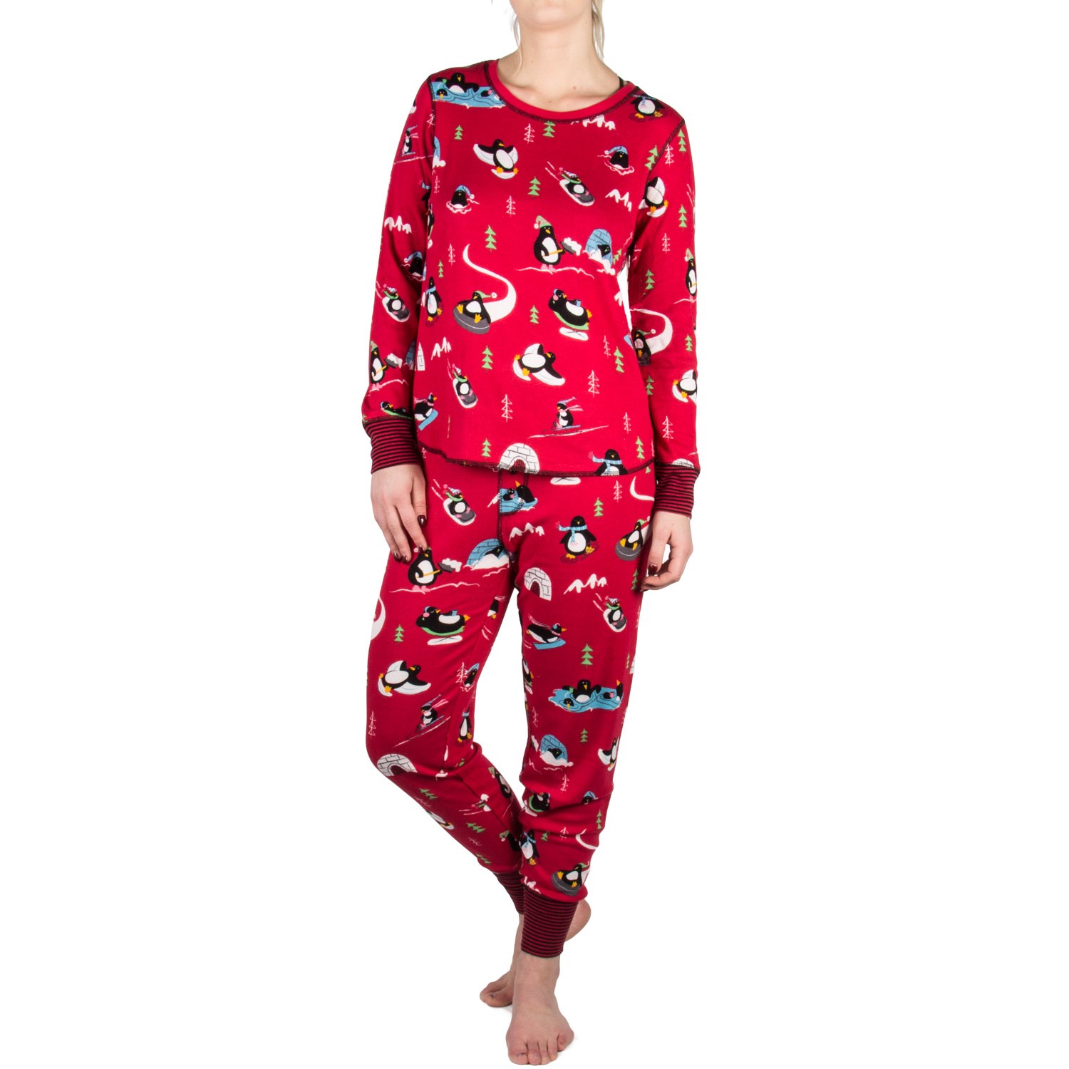 Pj Salvage Penguin Run Pyjama Set