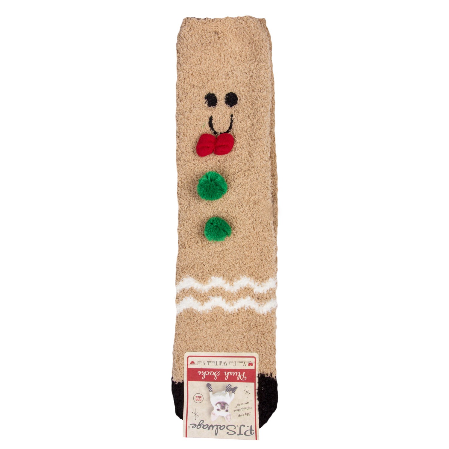 PJ Salvage Fun Socks Gingerbread