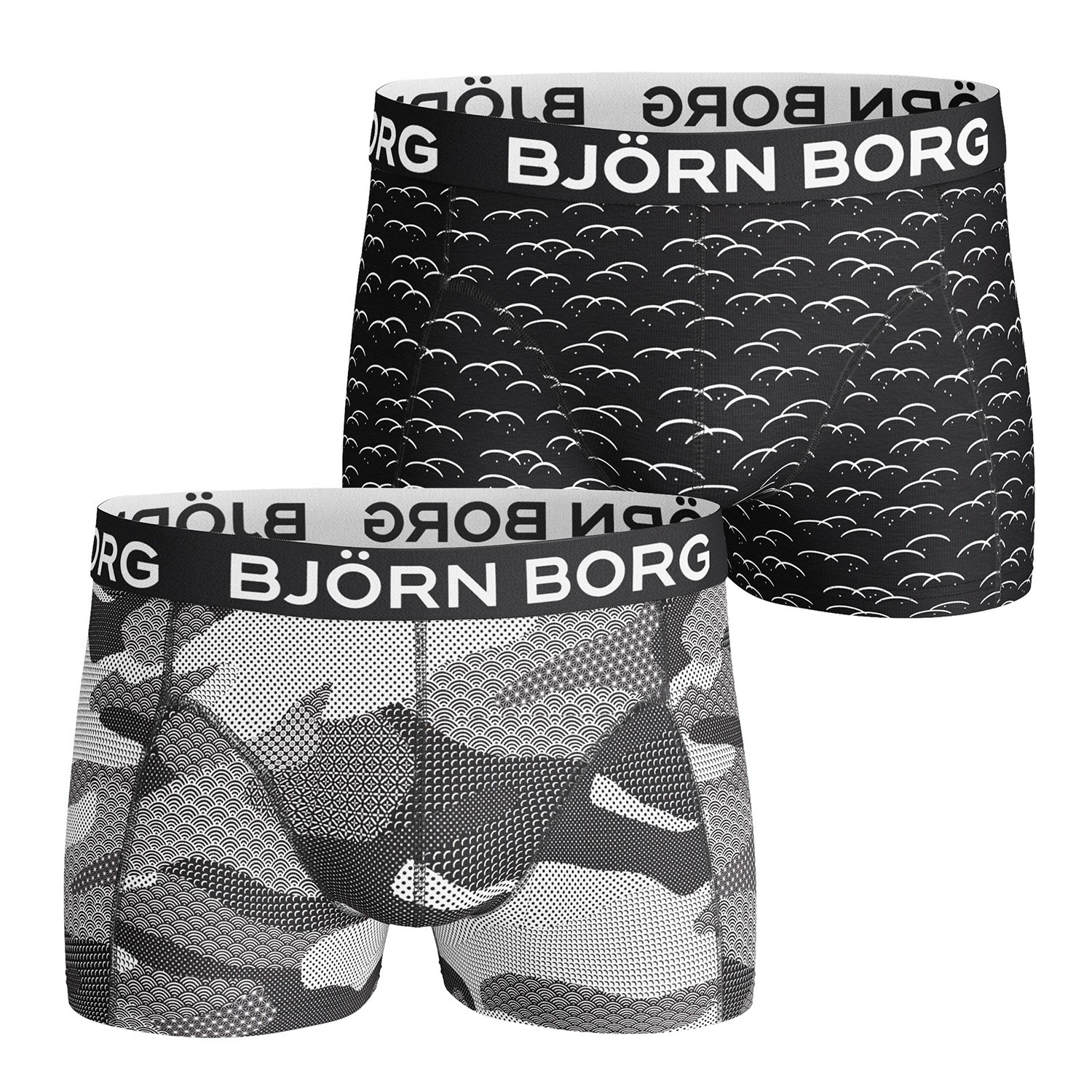 Björn Borg Short Shorts Japanese Camo and Clouds