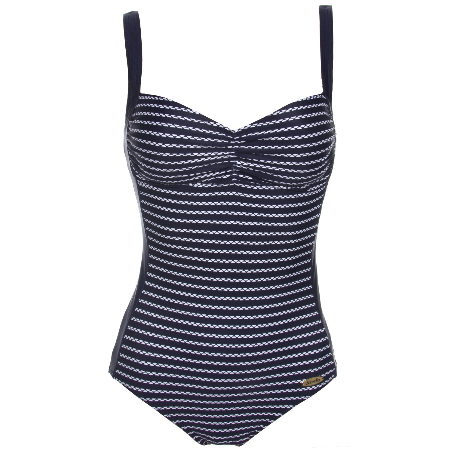 Damella Navy Stripe Soft Padding Swimsuit