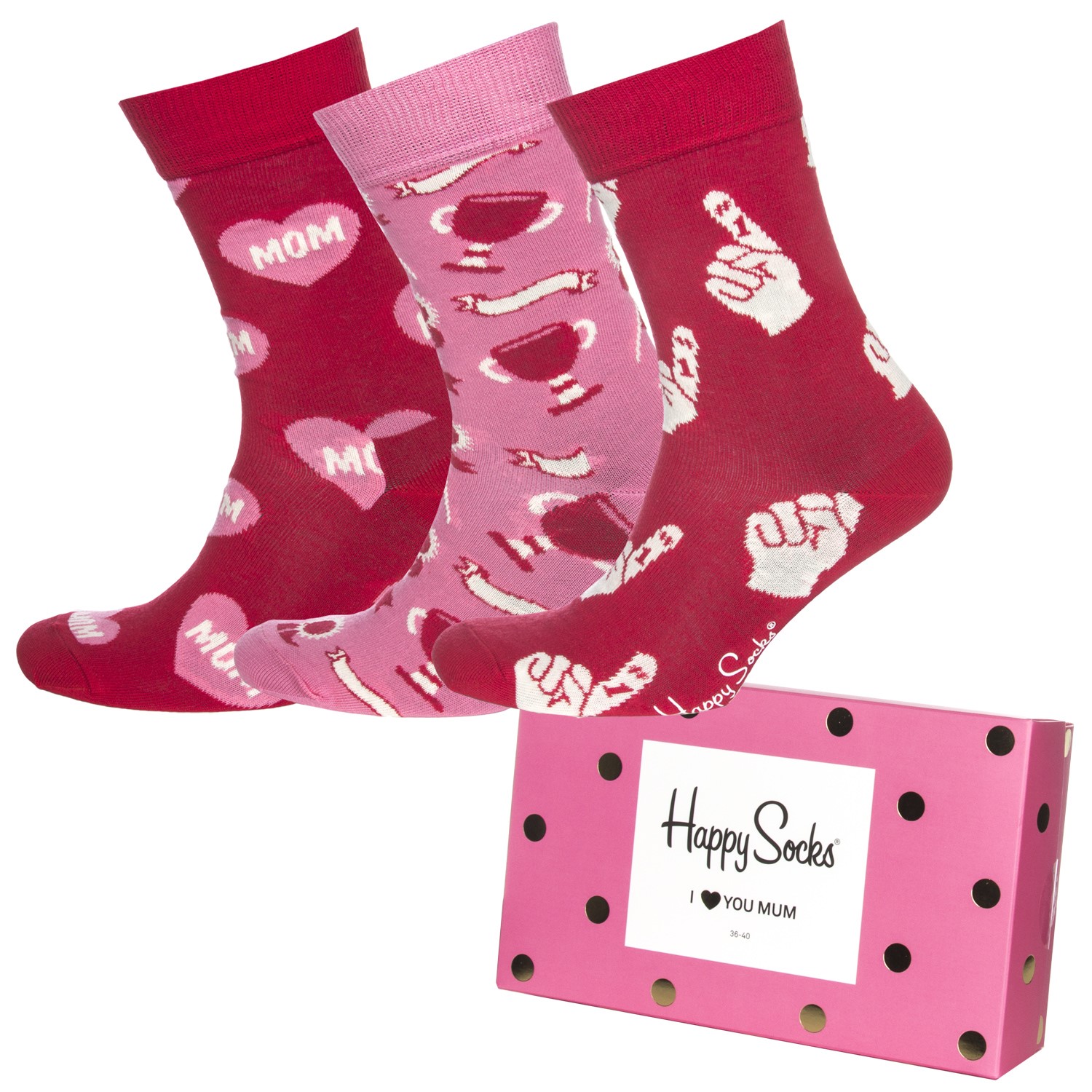Happy Socks I Love Mum Socks Gift Box
