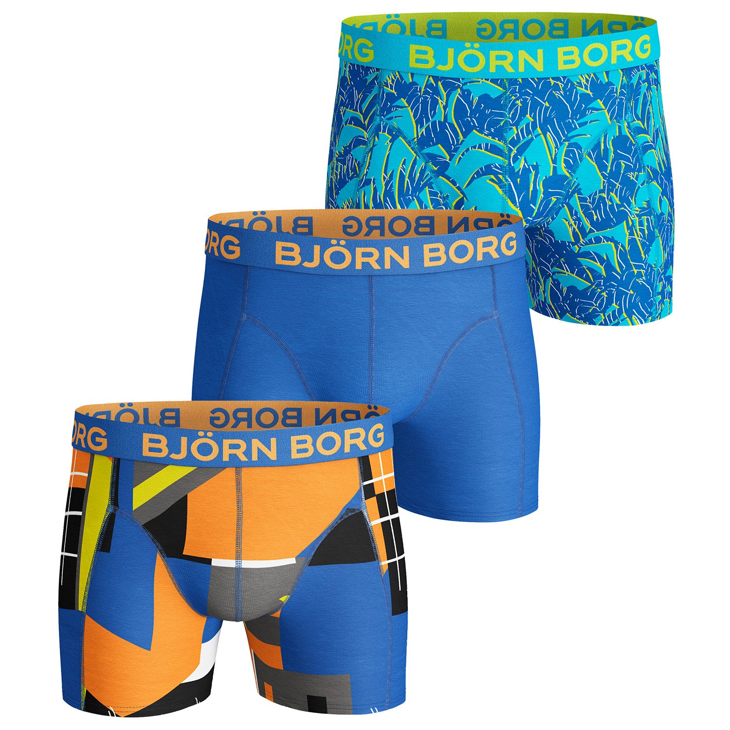Björn Borg Shorts Multi Collage and Tropical Blue
