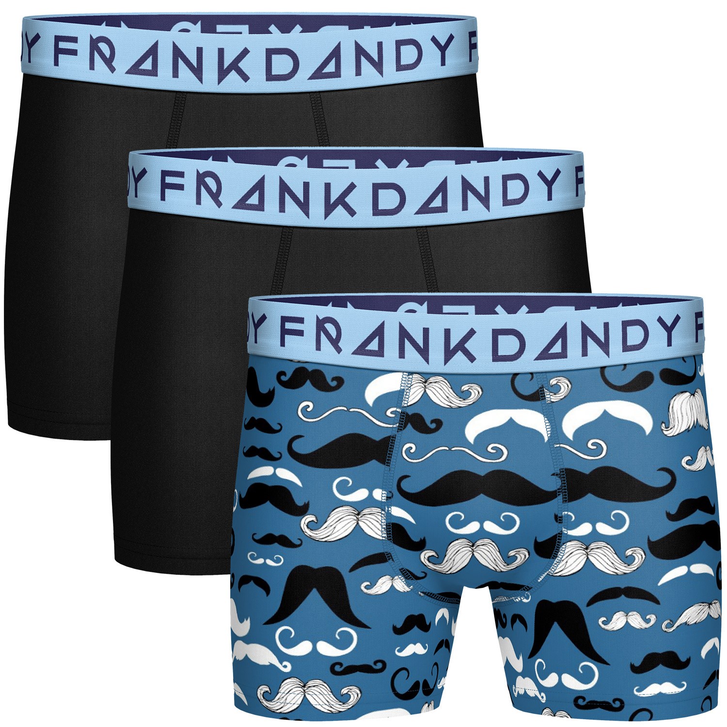 Frank Dandy Mustache Mania Boxer