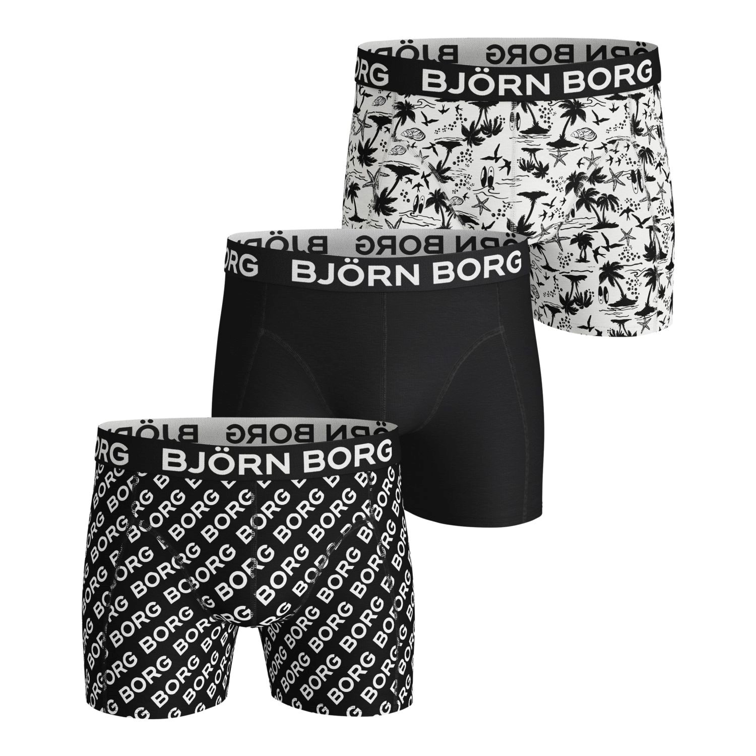 Björn Borg Core Logo And Maui Sammy Shorts