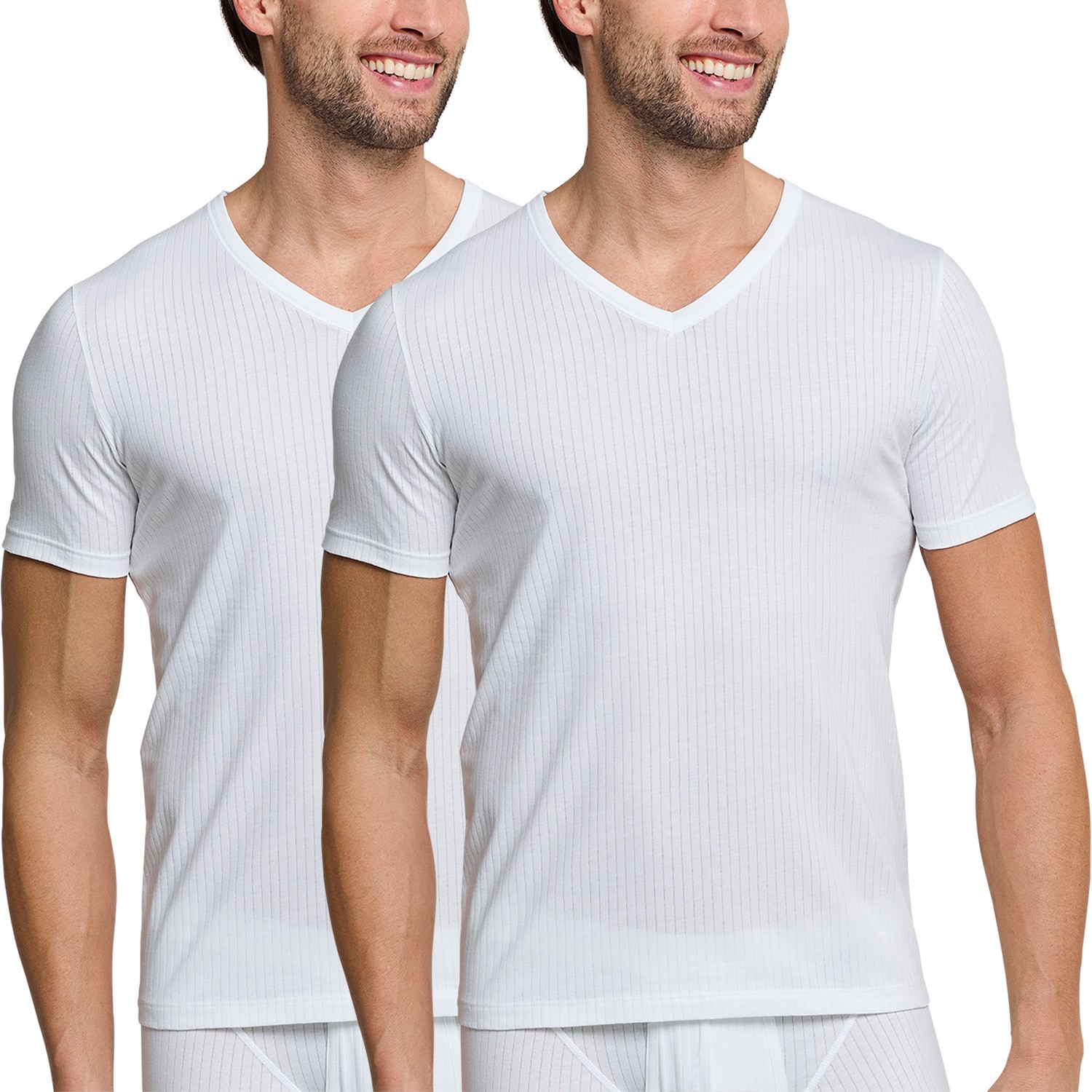 Schiesser Authentic Short Sleeved Shirts V-neck