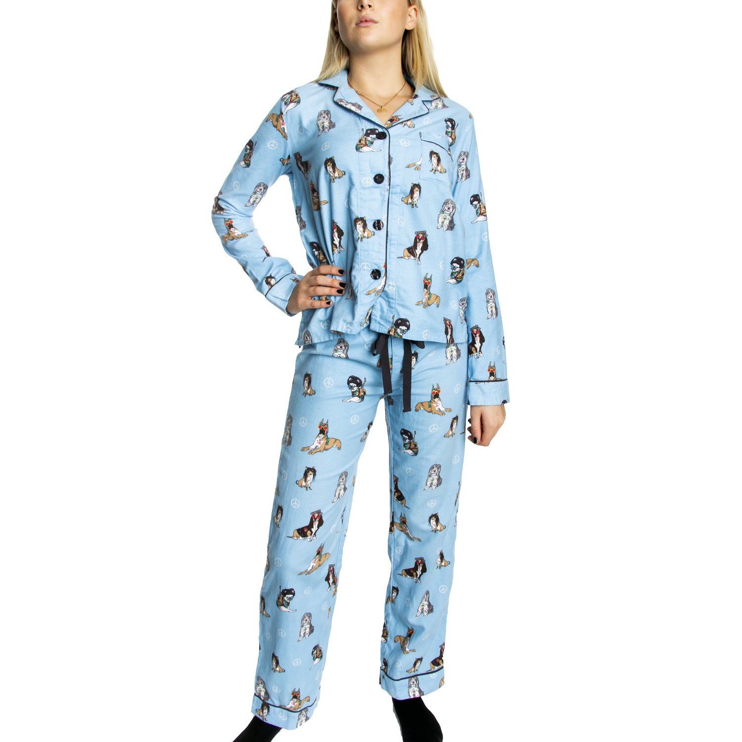 PJ Salvage Chelsea Fit Flannel Pyjama