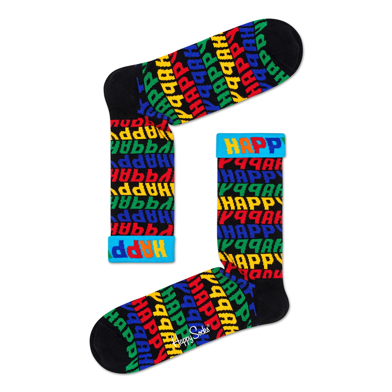 Happy Socks Jumbo Text Sock