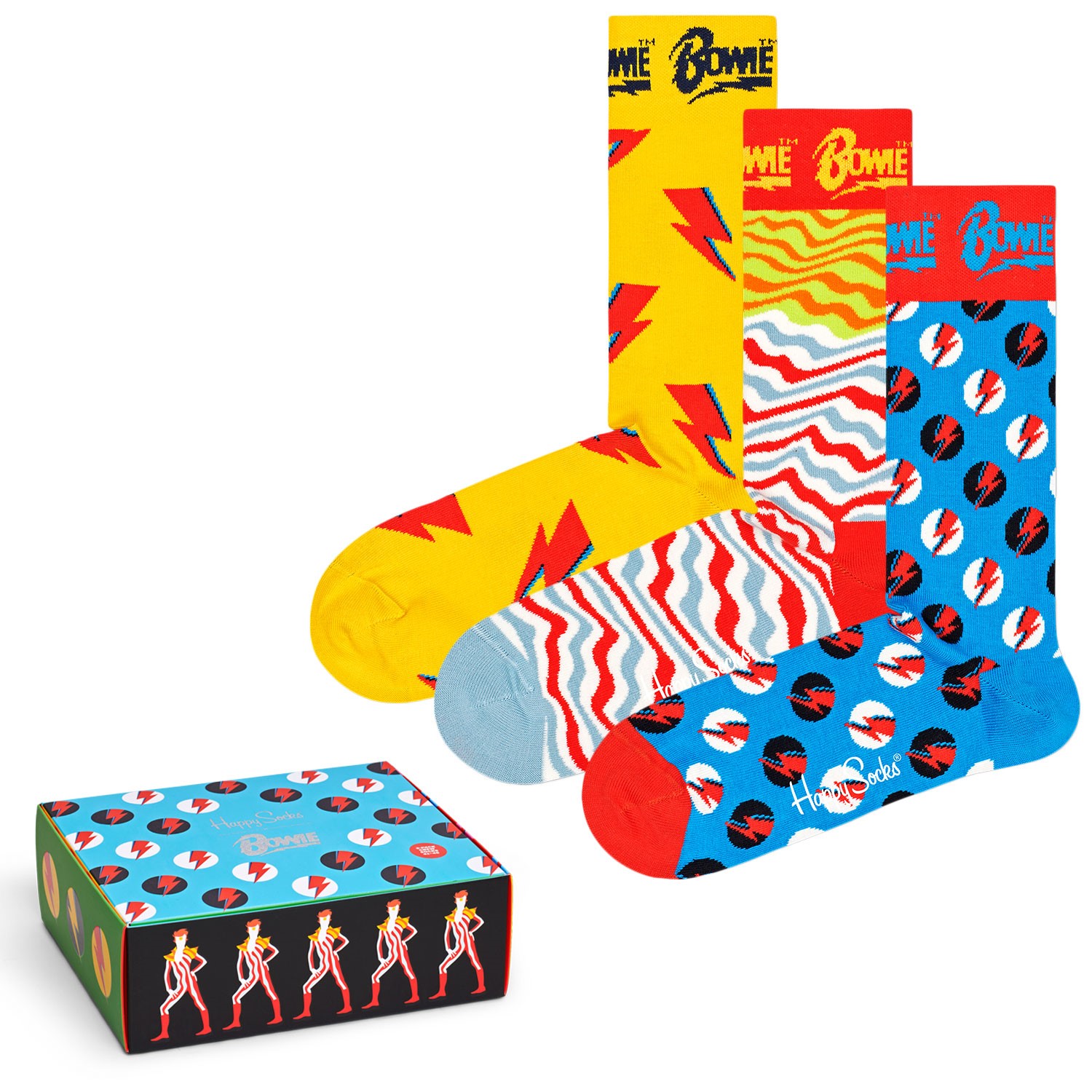 Happy Socks David Bowie Gift Box