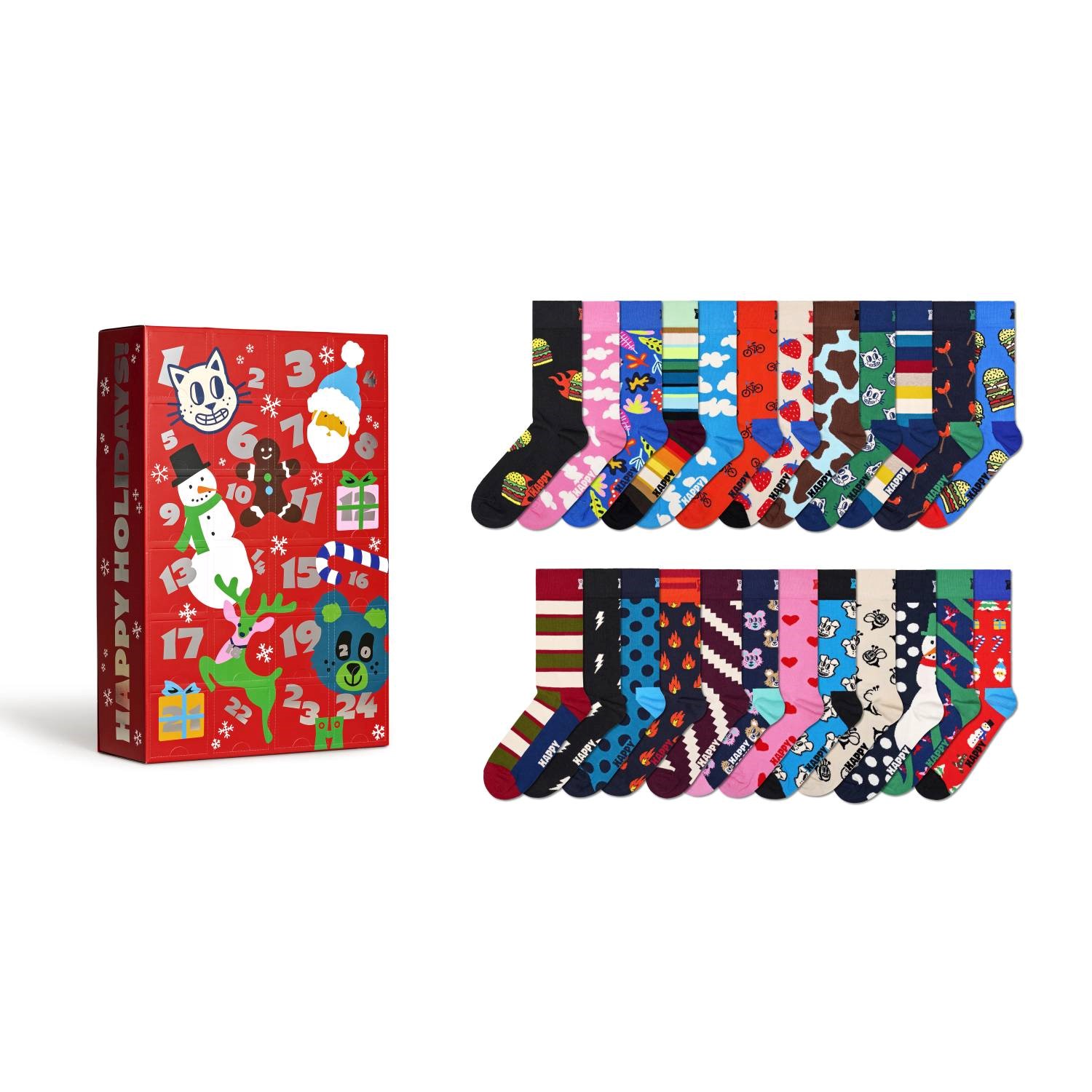 Happy Socks Advent Calendar Socks Gift Set