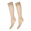 2-Pack Deocy Silk Look 20d Kneehighs