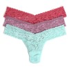 3-Pack Hanky Panky Low Rise Lace Thong 