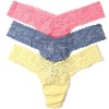 3-Pack Hanky Panky Low Rise Lace Thong 
