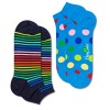 2-Pack Happy Socks Mini Stripe Low Sock