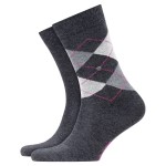 2-Pack Burlington Everyday Mix Cotton Sock