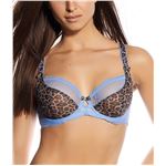 Freya Minx Wire Bra Blue Leopard