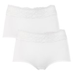 2-Pack Trofe Lace Trimmed Maxi Briefs