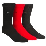 3-Pack Calvin Klein Maddox Flat Knit Socks Gift Box