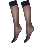 2-Pack Deocy Silk Look 20d Kneehighs