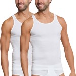 2-Pack Schiesser Original Classics Fine Rib Undershirts