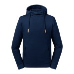 Russell Pure Organic High Collar Hooded Sweat