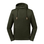 Russell Pure Organic High Collar Hooded Sweat