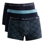 3-Pack Gant Cotton Stretch Print Trunks