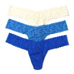 3-Pack Hanky Panky Low Rise Lace Thong 