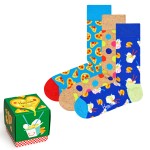 3-Pack Happy Socks Pizza Love Sock Gift Box