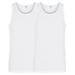 2-Pack Dovre Organic Cotton Singlet