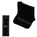 8-Pack Topeco Men Bamboo Basic Crew Socks