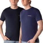 2-Pack Emporio Armani Pure Cotton Crew Neck